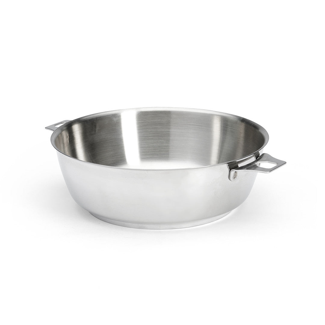 Sauteuse bombée en inox MILADY, pour poignée amovible TWISTY - 24cm