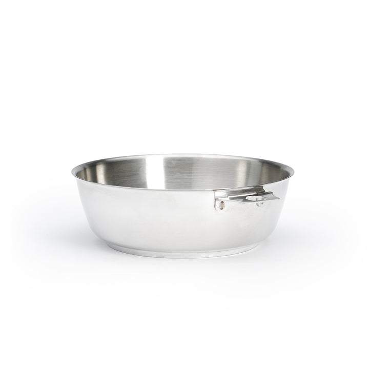 Sauteuse bombée en inox MILADY, pour poignée amovible TWISTY - 24cm