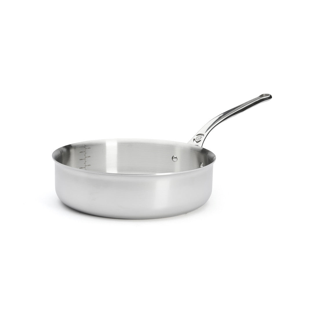 Sauteuse bord droit en inox AFFINITY - 28cm