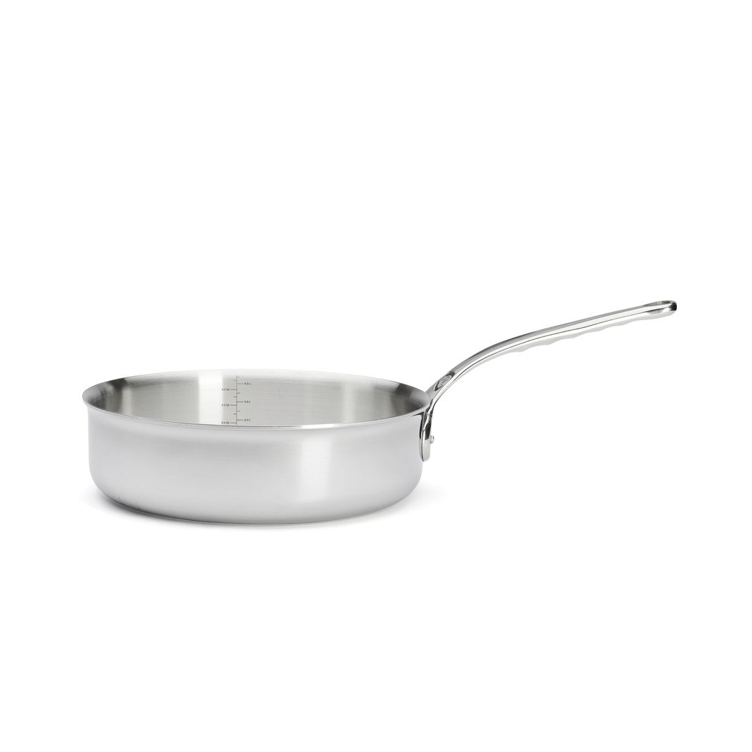 Sauteuse bord droit en inox AFFINITY - 28cm