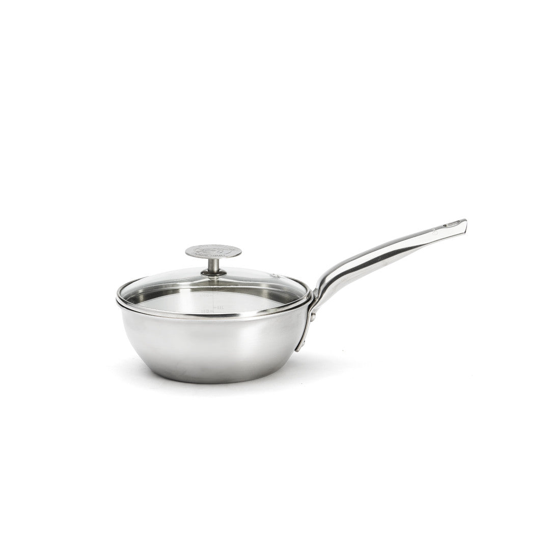 Sauteuse bombée en inox ALCHIMY - 16cm