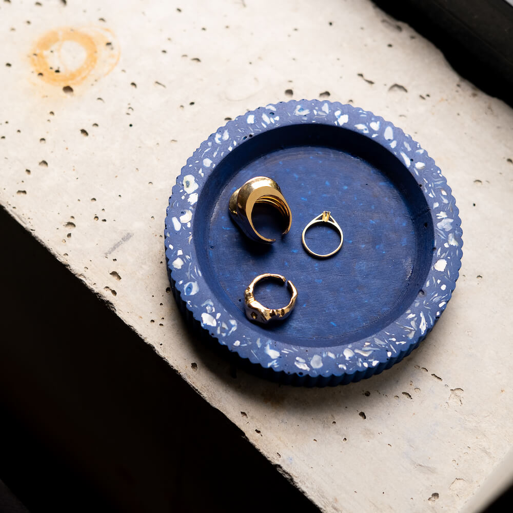 Socle de bouteille Colosse bleu