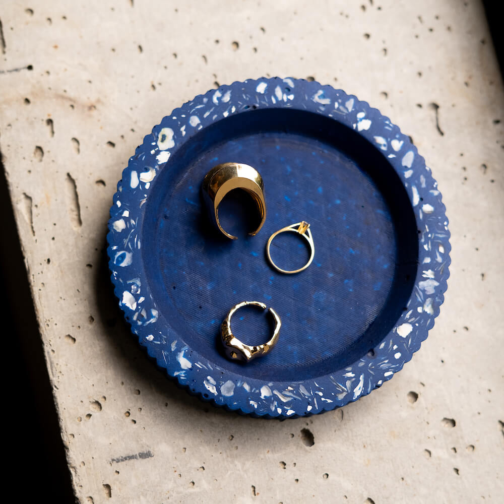 Socle de bouteille Colosse bleu