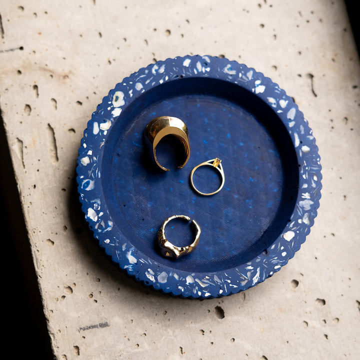 Socle de bouteille Colosse bleu