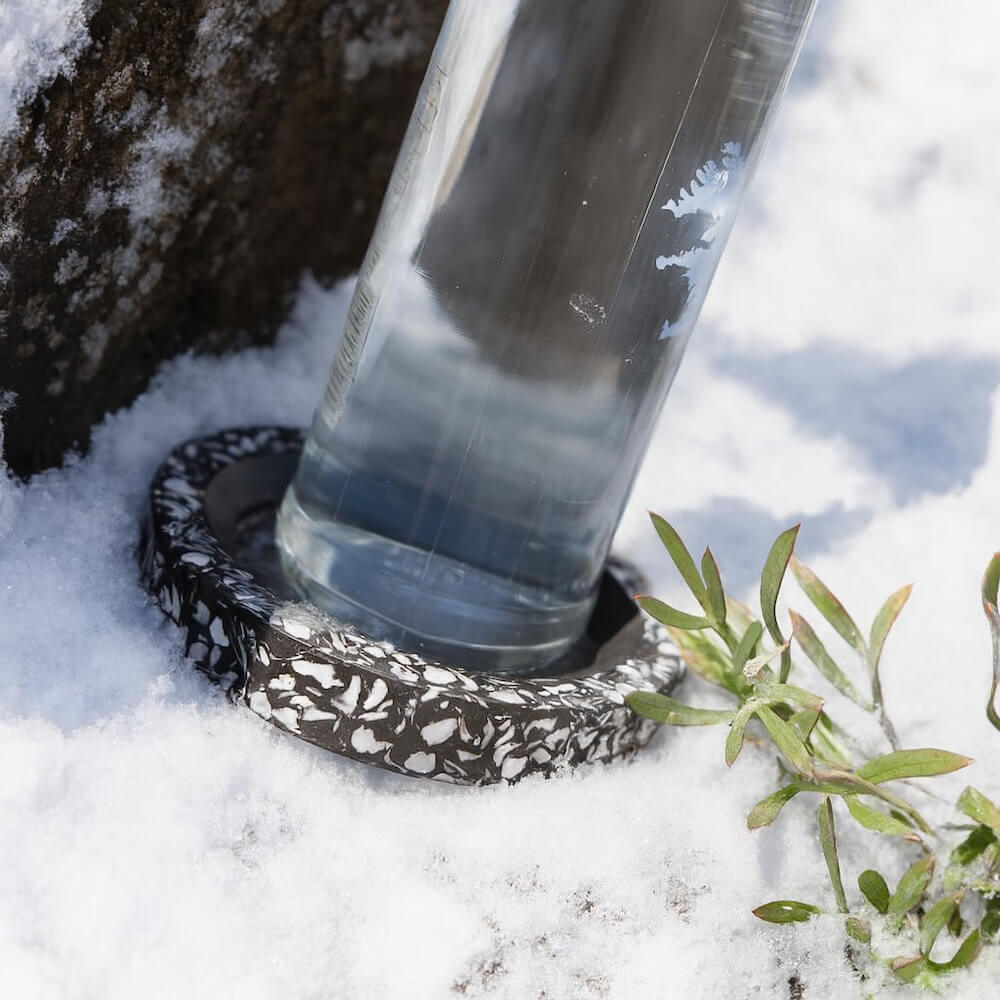 Socle de bouteille Hélios noir