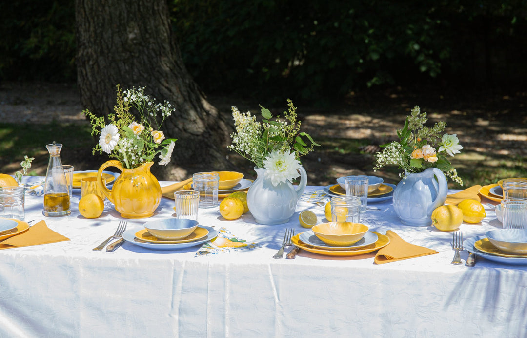 Le pichet Melon - Porcelaine Bleu Pichets Ogre la Fabrique