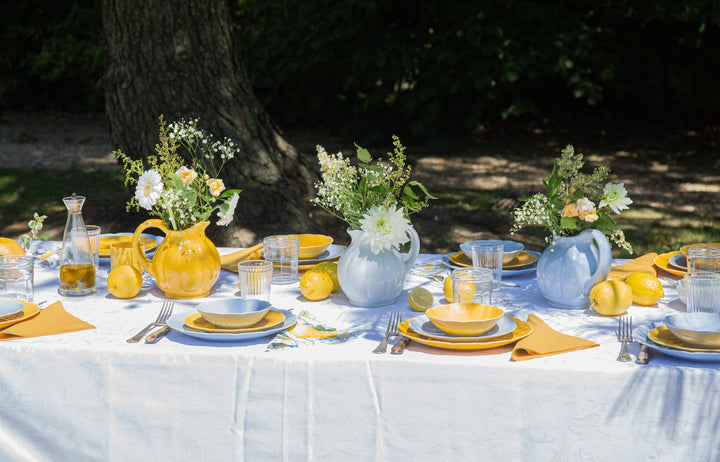 Le pichet Melon - Porcelaine Bleu Pichets Ogre la Fabrique