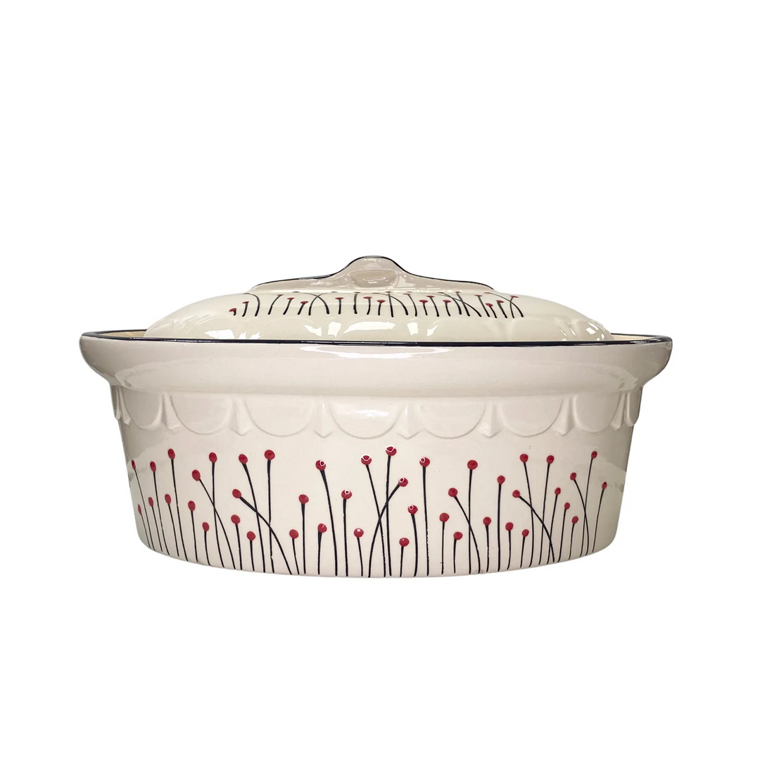 Oval hatching terrine