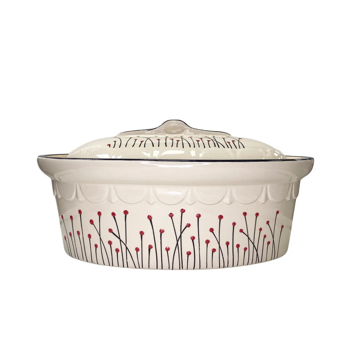 Oval hatching terrine