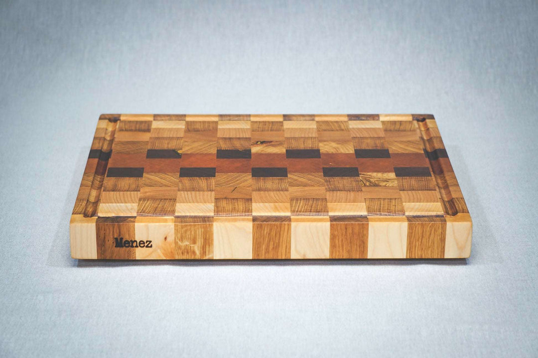 Billot Menez – Billot de cuisine damier en bois massif made in France par PLANC’H