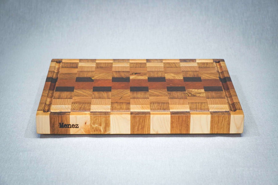 Billot Menez – Billot de cuisine damier en bois massif made in France par PLANC’H