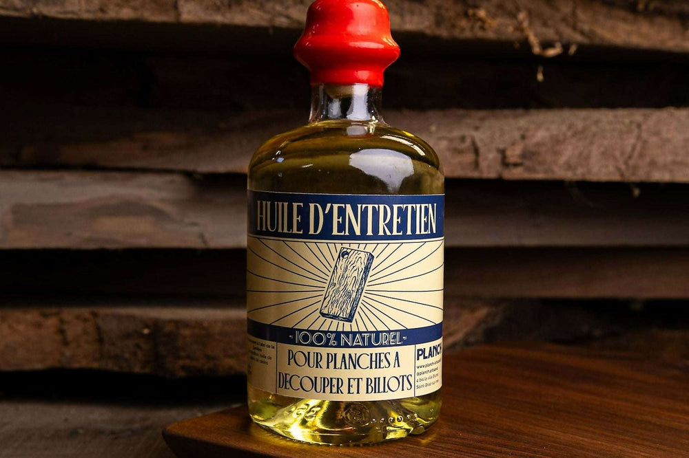 Huile de pépins de raisin pour billots et planches en bois – Soin naturel protecteur & alimentaire