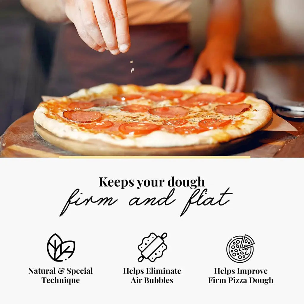 Rouleau à pâtisserie en bois - Rouleau à pizza 40 cm Rouleaux à pâtisserie Tuuli