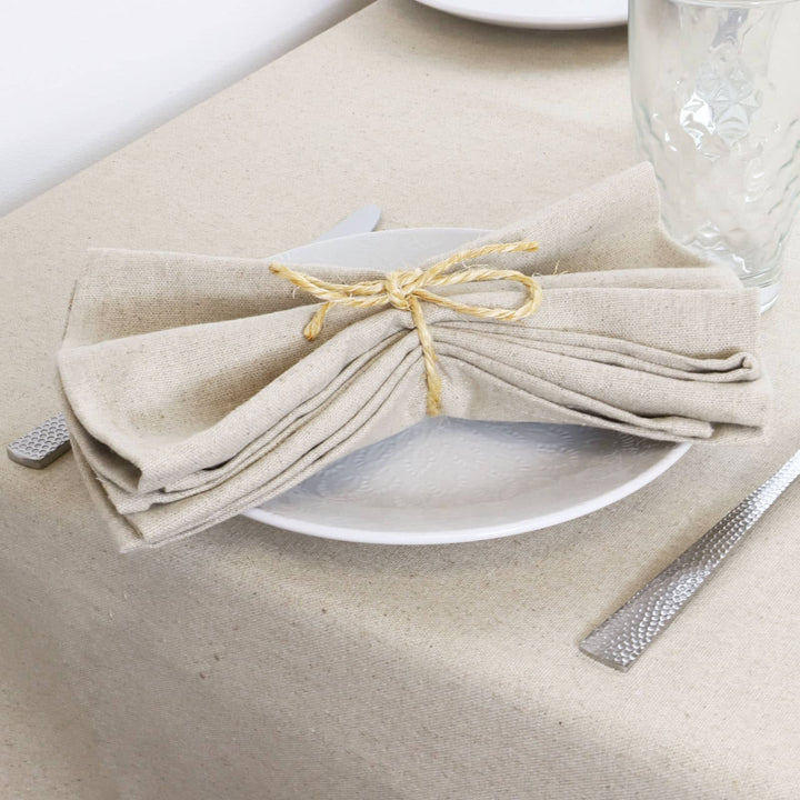 Lot de 6 serviettes de table 100% Lin LINELLE - Made in France Serviettes de table Linandelle